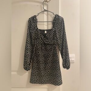 Black and white dress